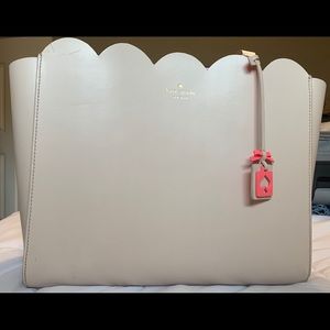 Kate Spade scolloped tote